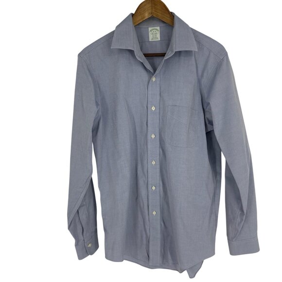 Brooks Brothers Milano Non-Iron Supima Cotton Dress Shirt 16-34 - Picture 1 of 10